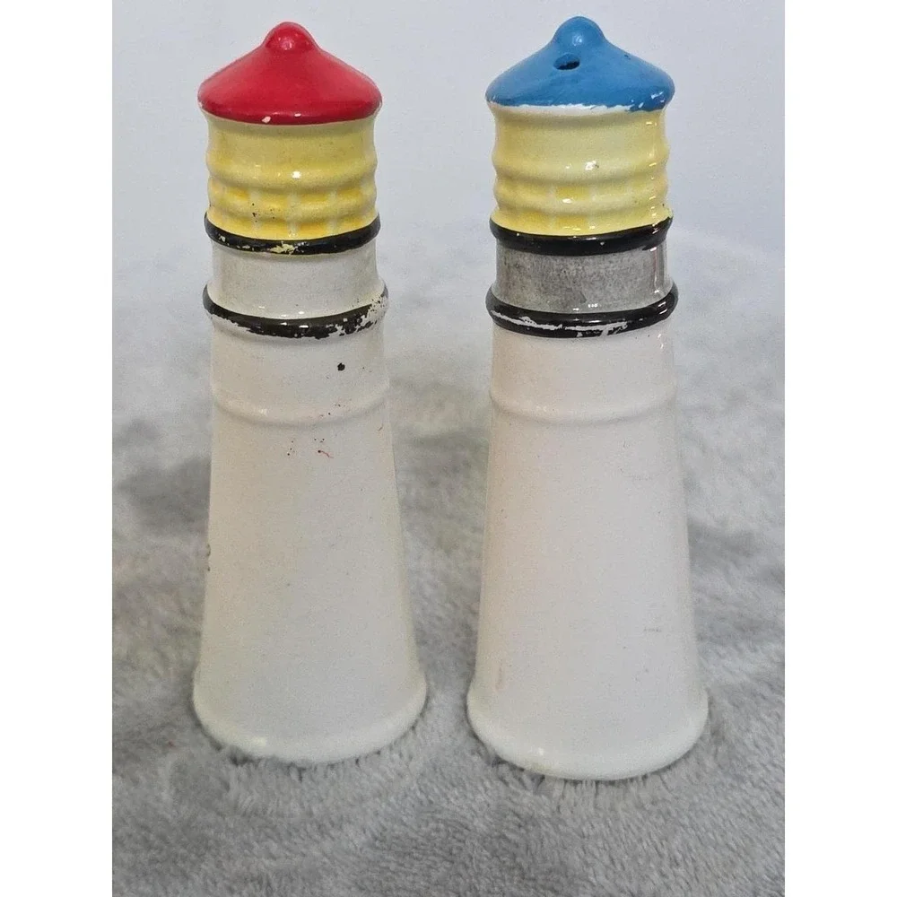 Vintage Lighthouse Salt And Pepper Shakers The Trawler.